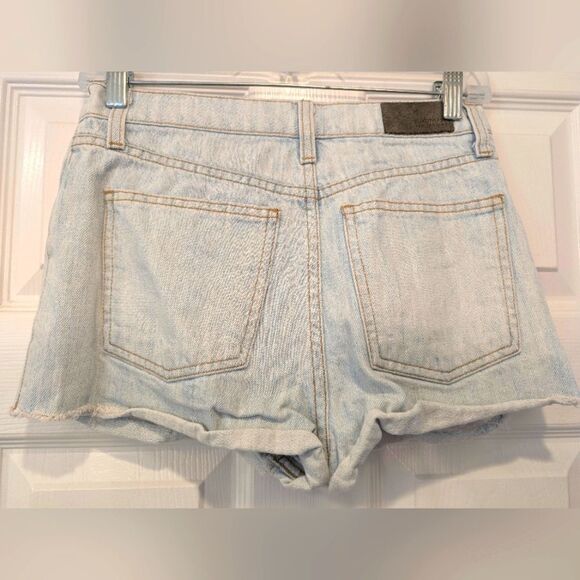 Carmar rhinestone star denim jeans Cut Off Ripped Distressed July shorts Size 26 - Picture 5 of 12